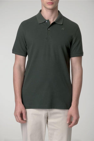 K Way men's polo shirt MONJU PIQUE