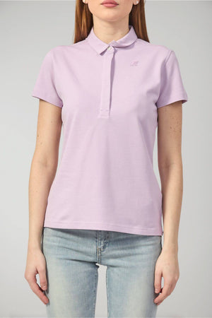 K Way women's polo shirt AMEDEA PIQUE