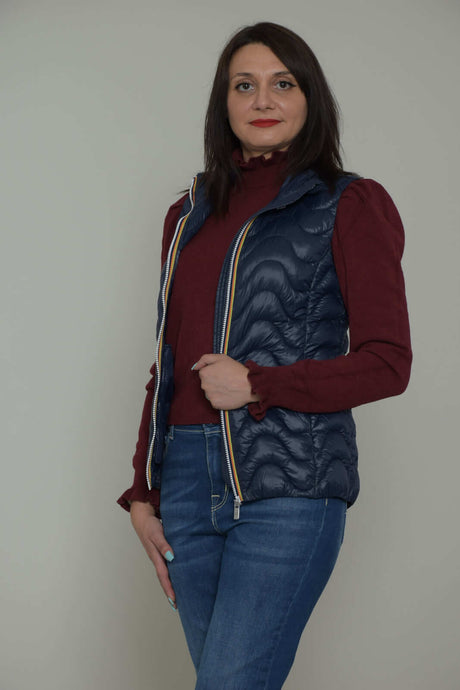 K Way women's sleeveless jacket VIOLETTE QUILTED WARM