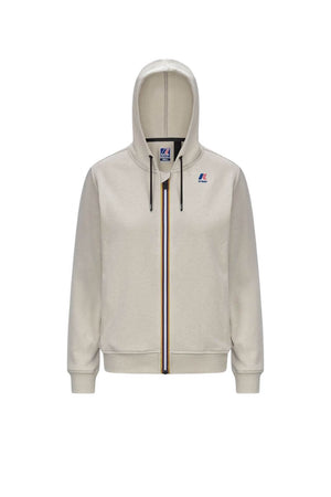 K Way men's sweatshirt LE VRAI ARNEL POLY COTTON