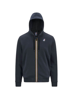 K Way men's sweatshirt LE VRAI ARNEL POLY COTTON
