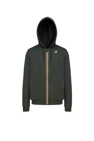 K Way men's sweatshirt LE VRAI ARNEL POLY COTTON