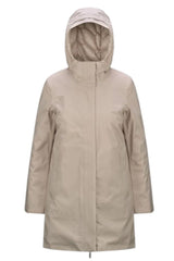 Parka da donna K-Way con cappuccio fronte nude