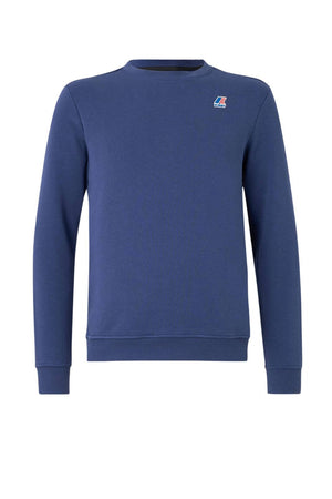 K Way men's sweatshirt LE VRAI AUGUSTE POLY COTTON