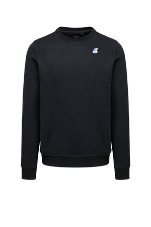 K Way men's sweatshirt LE VRAI AUGUSTE POLY COTTON