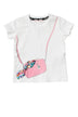 Camiseta de niña Liu Jo con estampado de bolso