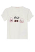 Camiseta de niña Liu Jo con estampado de bolso