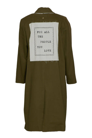 Dixie Women's Coat with Lapel Collar