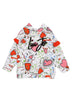 Sudadera Liu Jo para niña con estampado de corazones
