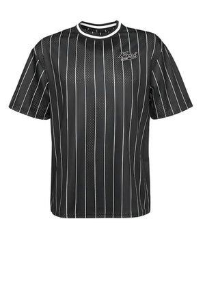 Karl Kani Men's T-Shirt CHEST VARSITY PINSTRIPE MESH TEE