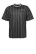 Karl Kani Men's T-Shirt CHEST VARSITY PINSTRIPE MESH TEE