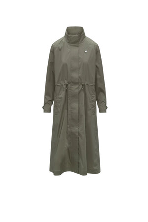 K Way Impermeabile Donna Barbrein Cotton 3 Layers AF