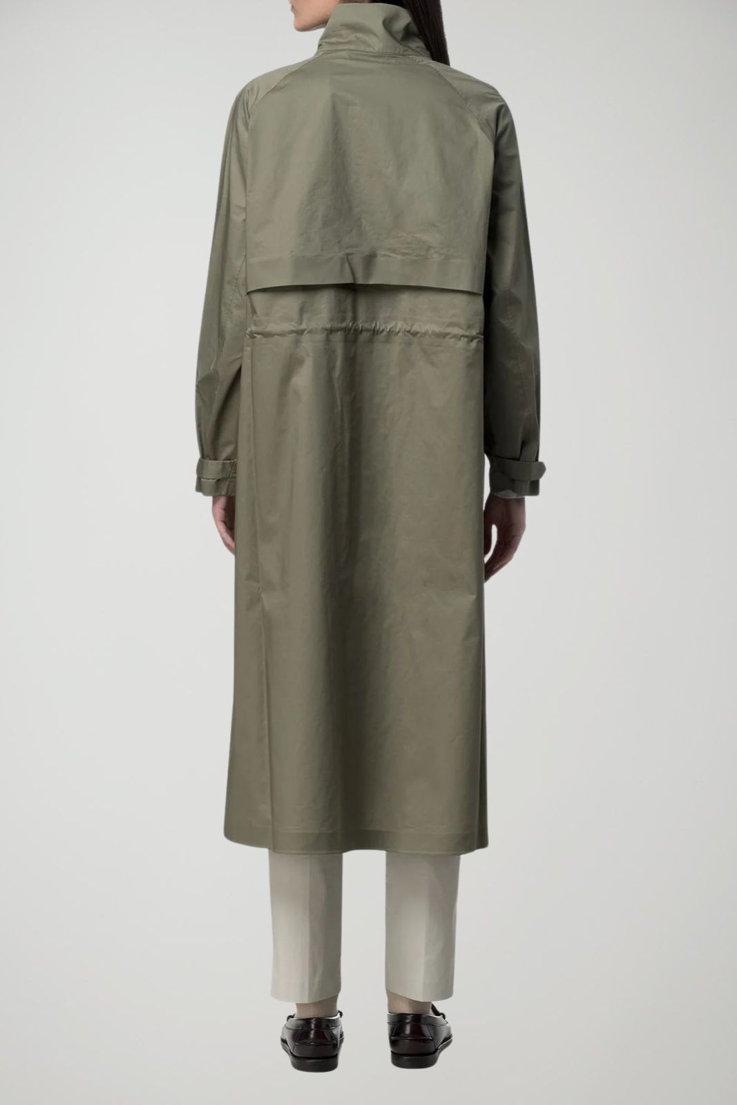 K Way Impermeabile Donna Barbrein Cotton 3 Layers AF