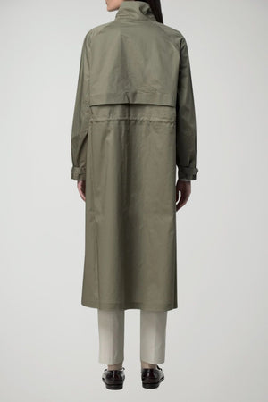 K Way Impermeabile Donna Barbrein Cotton 3 Layers AF