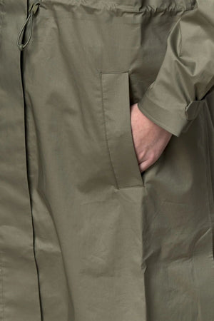 K Way Impermeabile Donna Barbrein Cotton 3 Layers AF