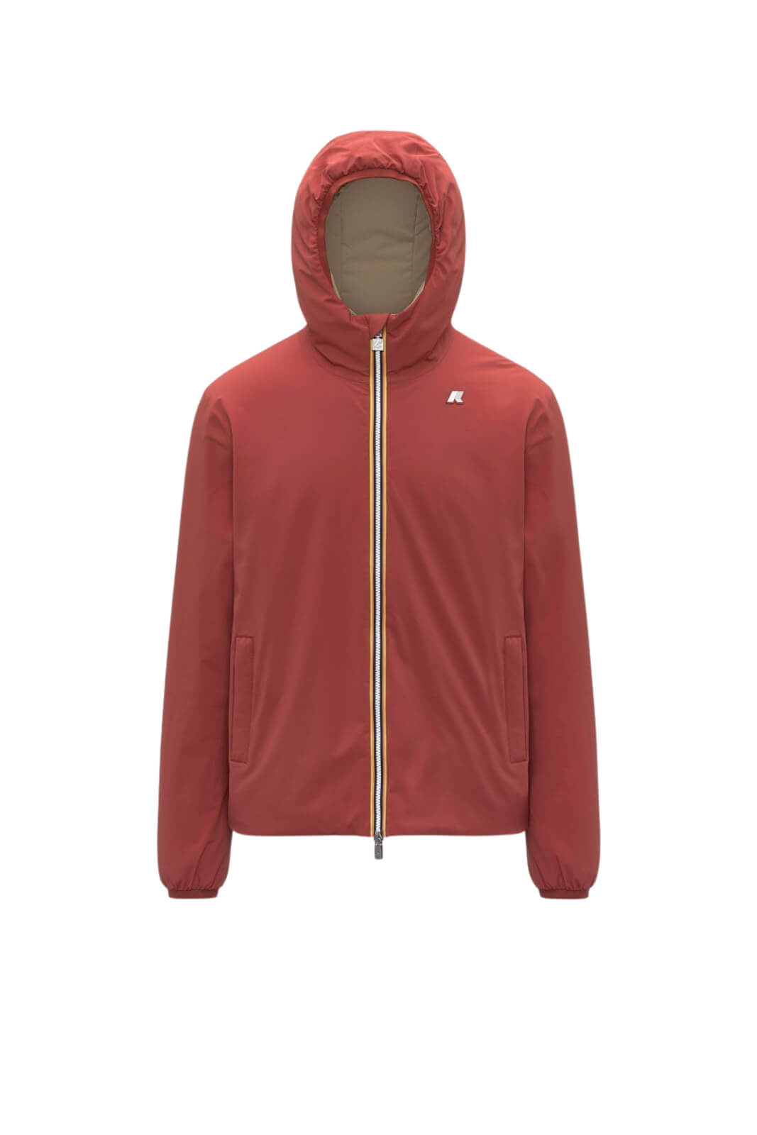 K-Way Giacca Uomo Jack ST Warm Double reversibile / Rosso-Beige