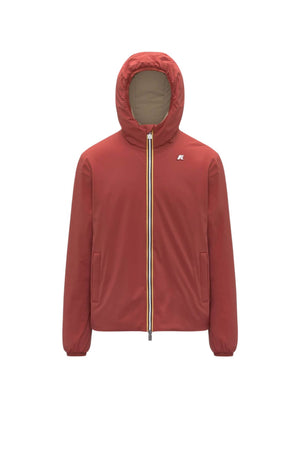 K-Way Giacca Uomo Jack ST Warm Double reversibile / Rosso-Beige