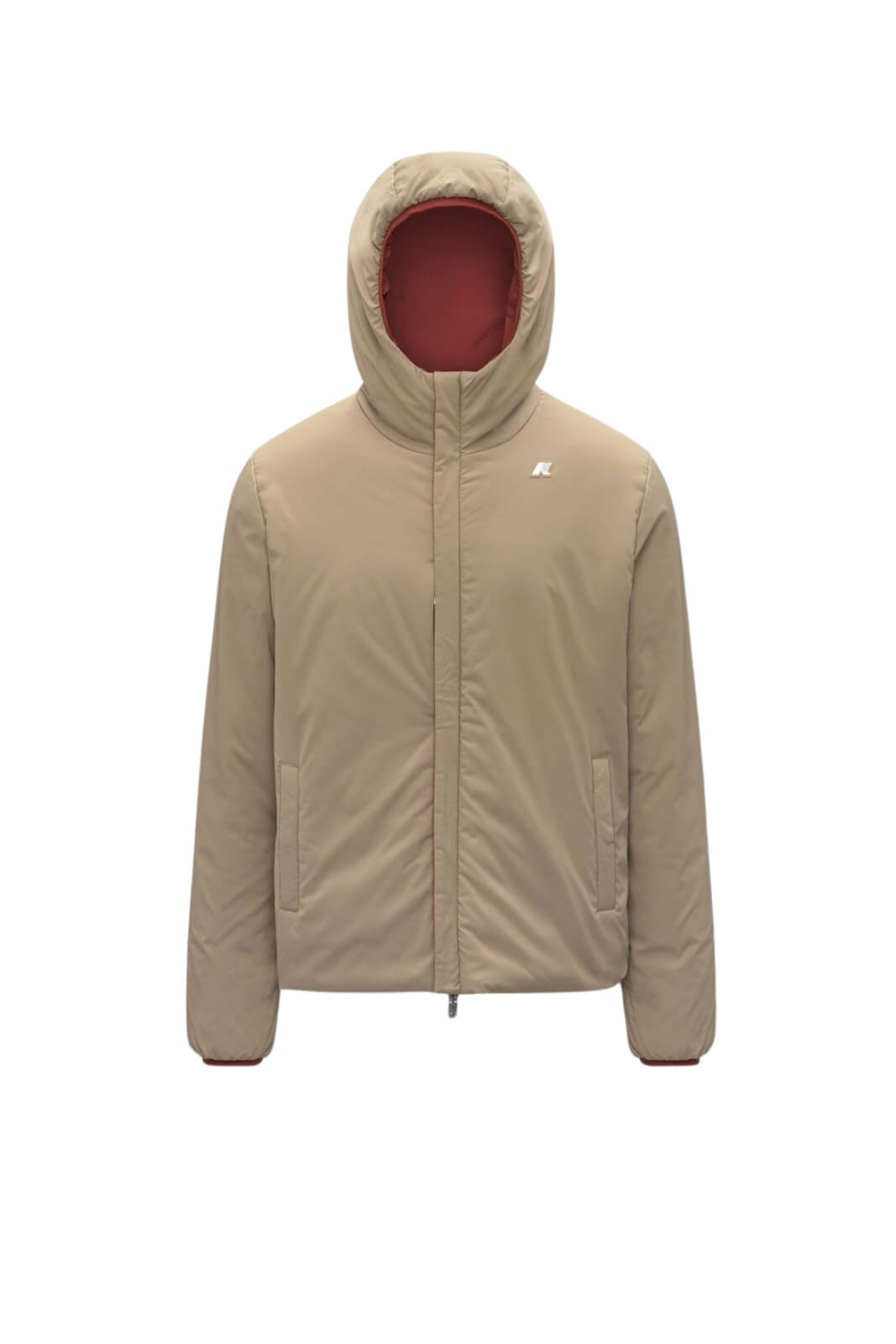 K-Way Giacca Uomo Jack ST Warm Double reversibile / Rosso-Beige