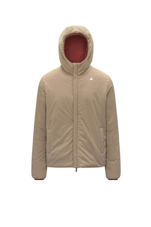 K-Way Giacca Uomo Jack ST Warm Double reversibile / Rosso-Beige