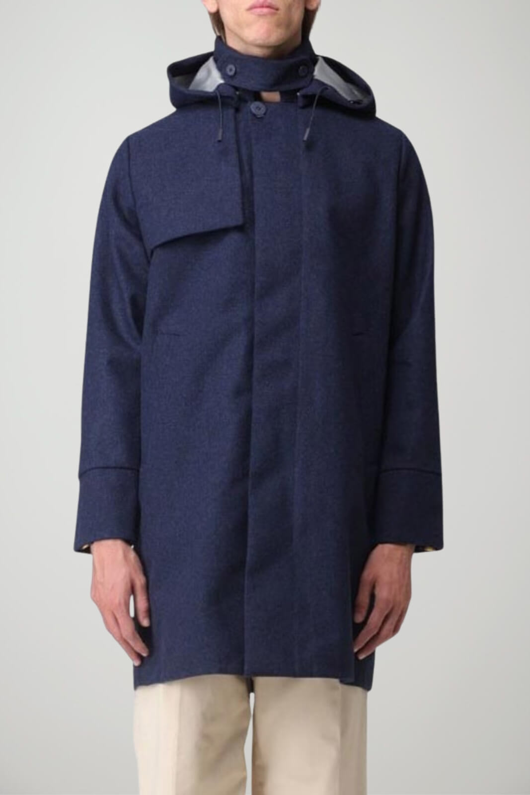 K-Way Cappotto Uomo Poirol Melange Wool