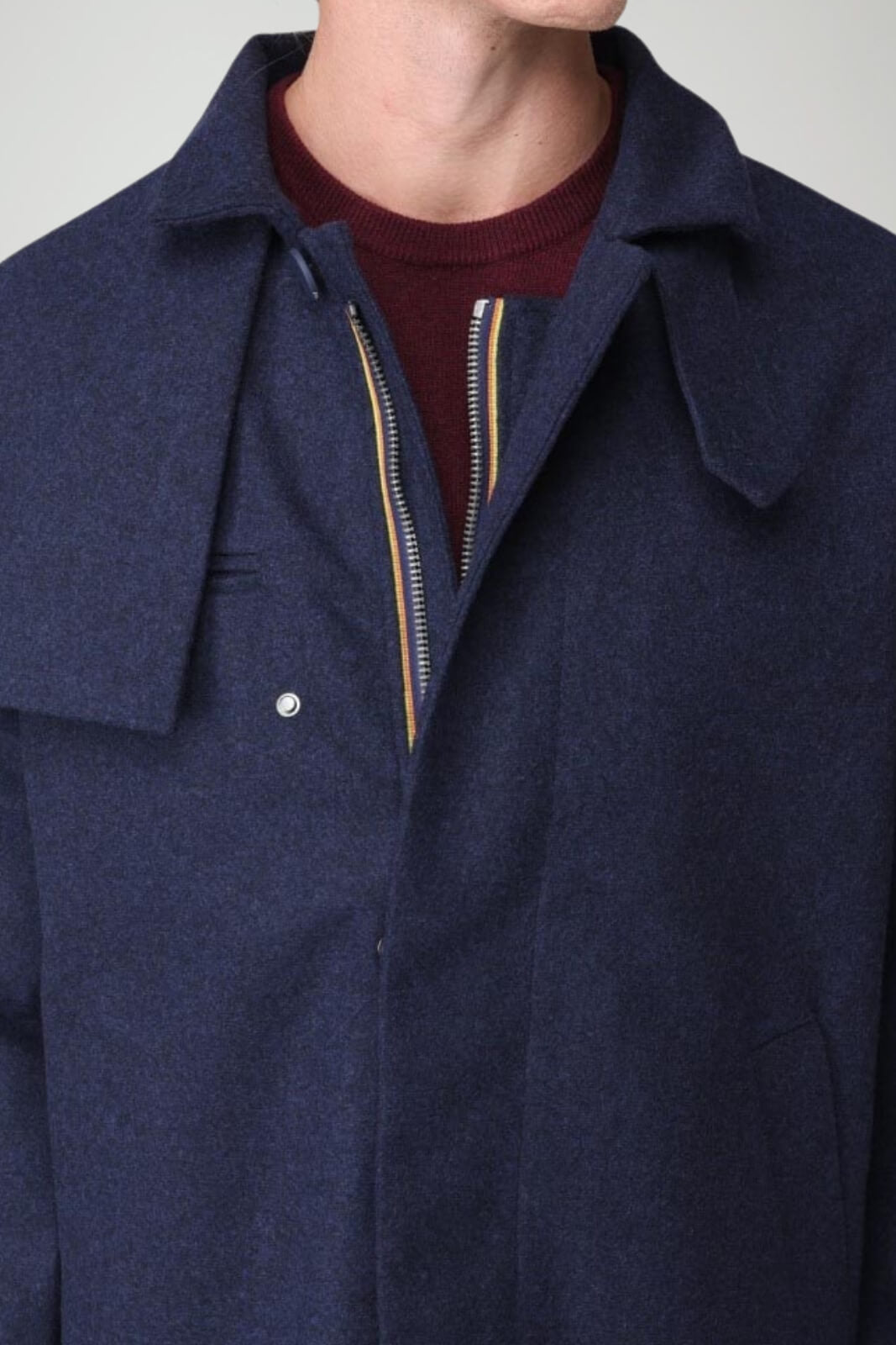 K-Way Cappotto Uomo Poirol Melange Wool