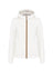 K-Way Felpa Donna Deva Light Spacer Fur reversibile / Bianco-Grigio