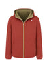 K-Way Felpa Uomo Jack Spacer Double reversibile / Rosso-Army