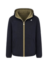 K-Way Felpa Uomo Jack Spacer Double reversibile / Navy-Army