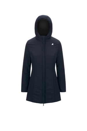 K-Way Giacca Donna Denise ST Warm Double reversibile / Nero-Navy