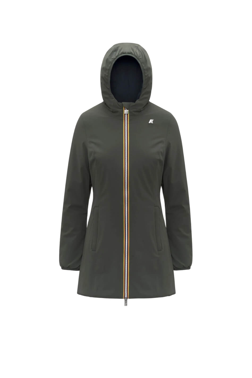 K-Way Giacca Donna Denise ST Warm Double reversibile / Oliva-Verde Scuro