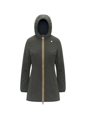 K-Way Giacca Donna Denise ST Warm Double reversibile / Oliva-Verde Scuro