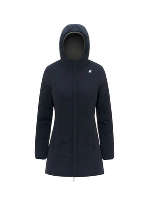 K-Way Giacca Donna Denise ST Warm Double reversibile / Navy-Verde Scuro