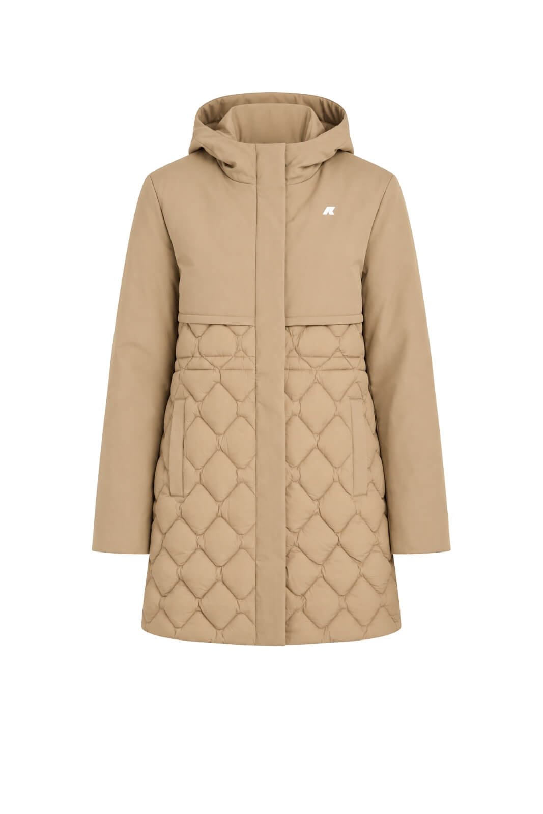 K-Way Giacca Donna Siphelle Hybrid Warm Shell / Beige Khaki