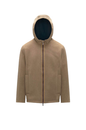 K-Way Giacca Uomo Claudel Wool Bonded reversibile