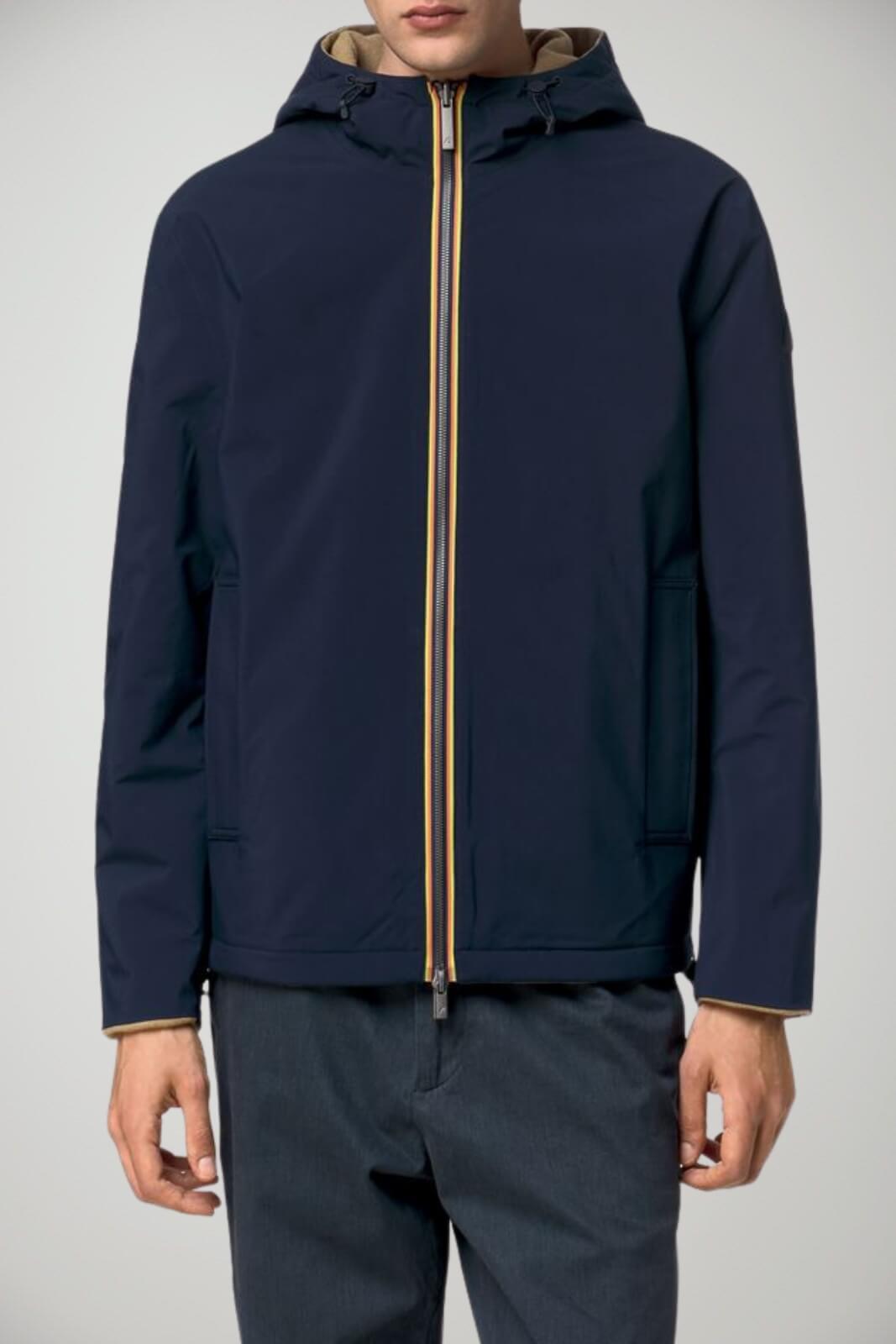 K-Way Giacca Uomo Claudel Wool Bonded reversibile