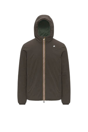 K-Way Giacca Uomo Jack ST Warm Double reversibile / Oliva-Verde Scuro