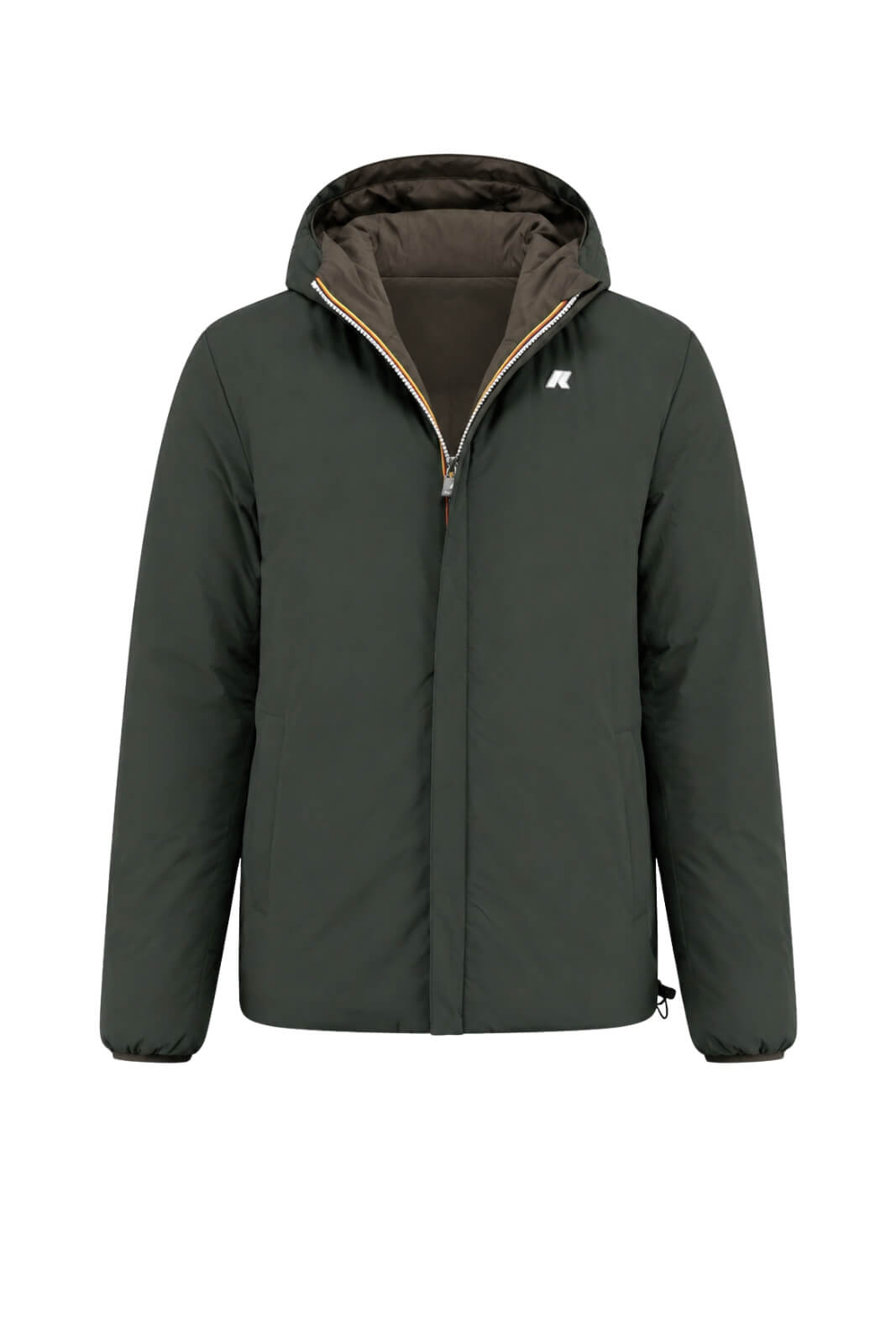 K-Way Giacca Uomo Jack ST Warm Double reversibile / Oliva-Verde Scuro