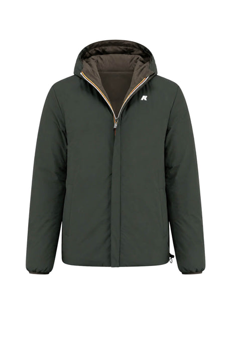 K-Way Giacca Uomo Jack ST Warm Double reversibile / Oliva-Verde Scuro