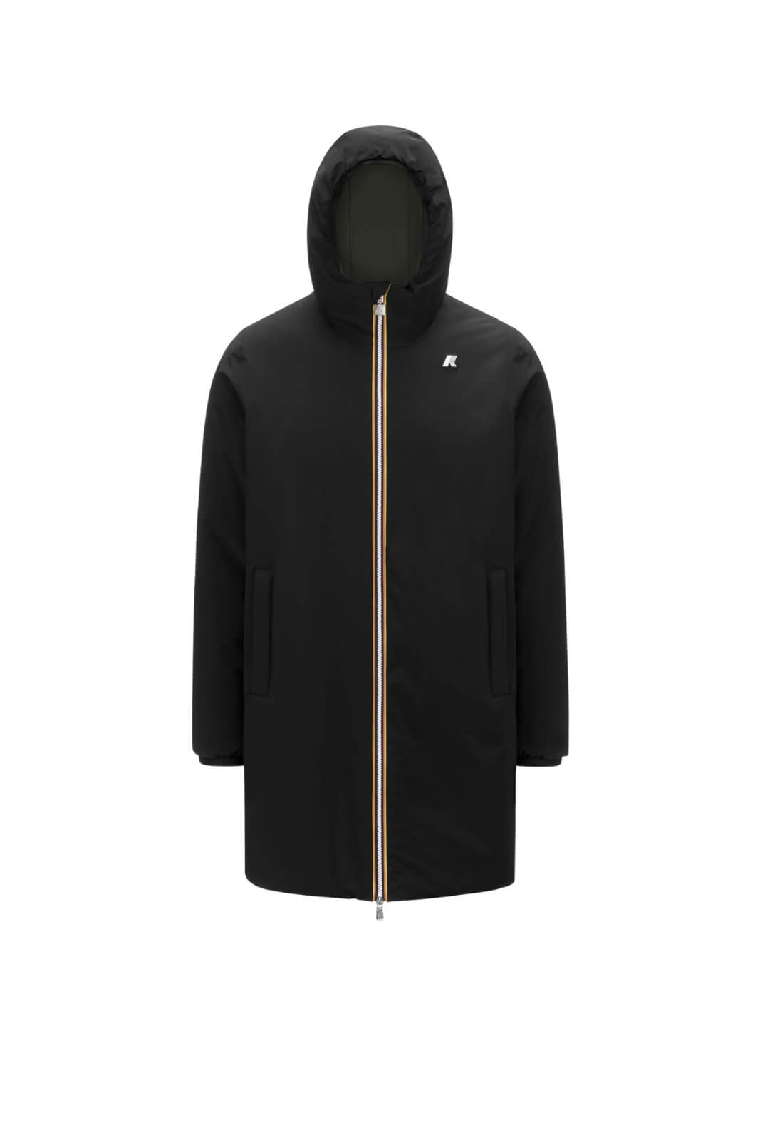 K-Way Giacca Uomo Jacob ST Warm Double reversibile / Nero-Army