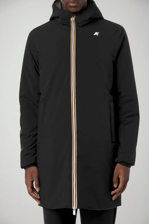 K-Way Giacca Uomo Jacob ST Warm Double reversibile / Nero-Army