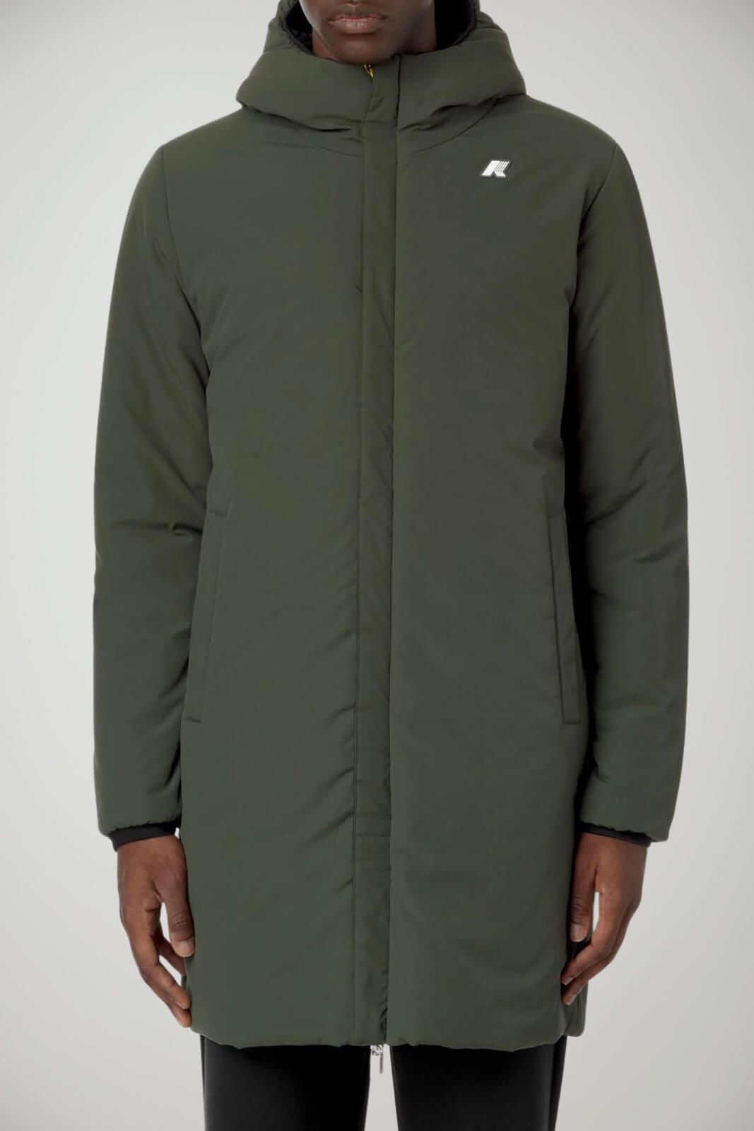 K-Way Giacca Uomo Jacob ST Warm Double reversibile / Nero-Army