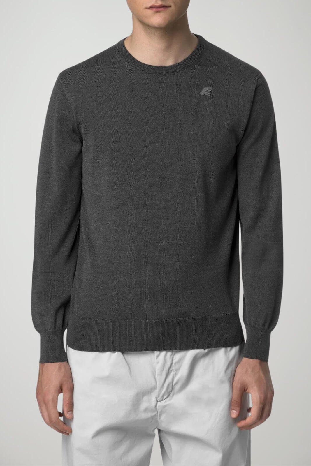 K-Way Maglia Uomo Sebastien Merino / Grigio Melange