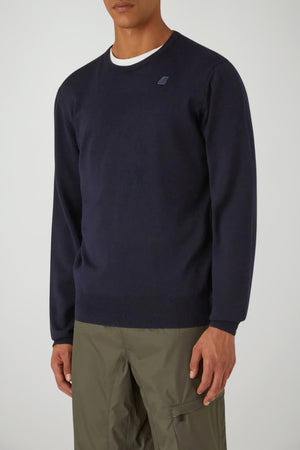 K-Way Maglia Uomo Sebastien Merino con logo in silicone