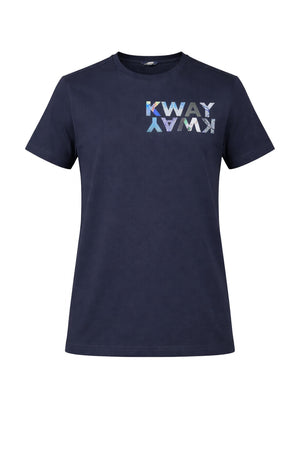 K-Way T-shirt Uomo ODOM SLIM JERSEY KWAY LETTERING