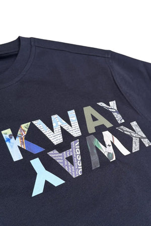 K-Way T-shirt Uomo ODOM SLIM JERSEY KWAY LETTERING