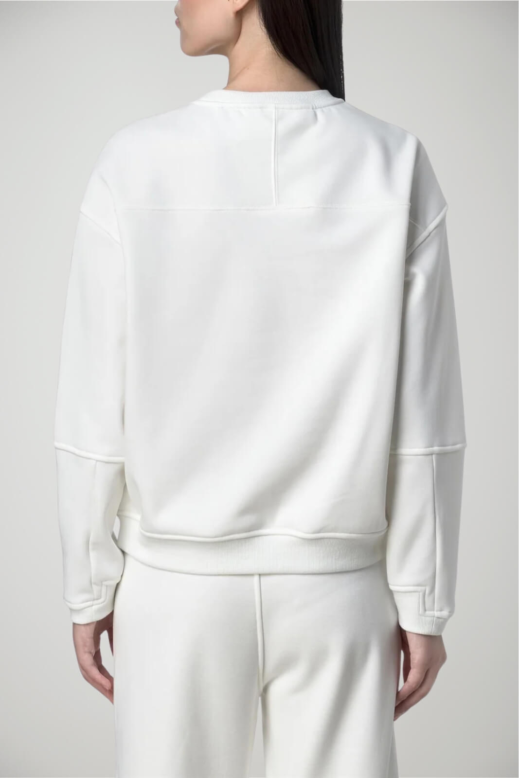 Felpa da donna K-Way Noella a girocollo con logo