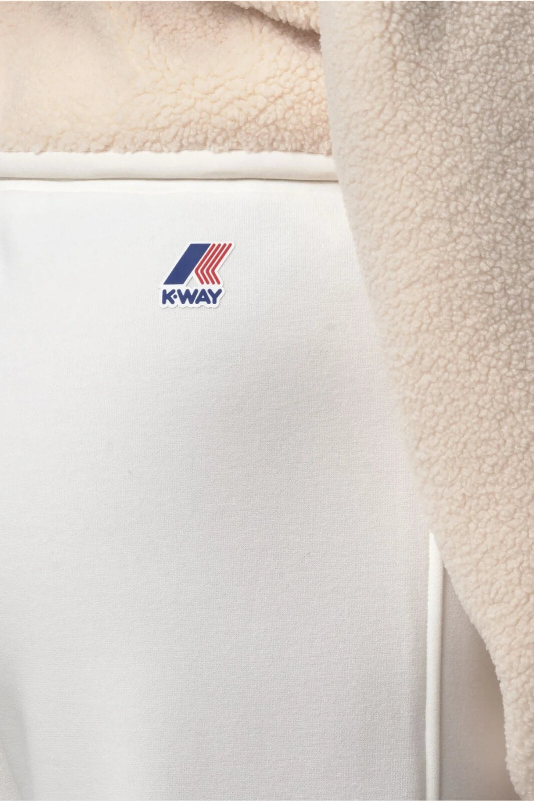 Pantaloni in felpa da donna K-Way con coulisse e logo