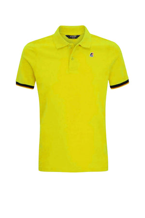 Polo da uomo K-Way in piquet con logo