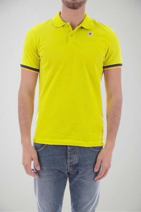 Polo da uomo K-Way in piquet con logo