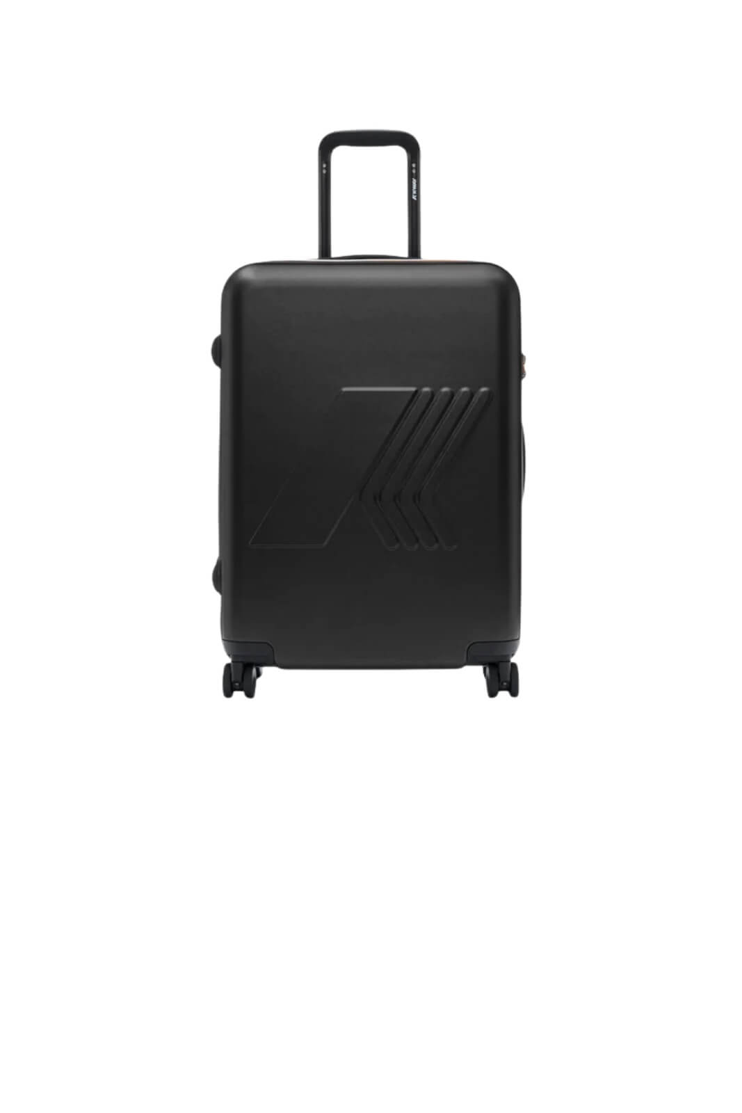 Trolley rigido K-Way con ruote a 360° e logo in rilievo